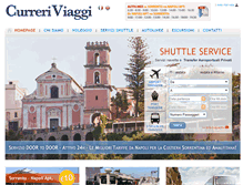 Tablet Screenshot of curreriviaggi.it